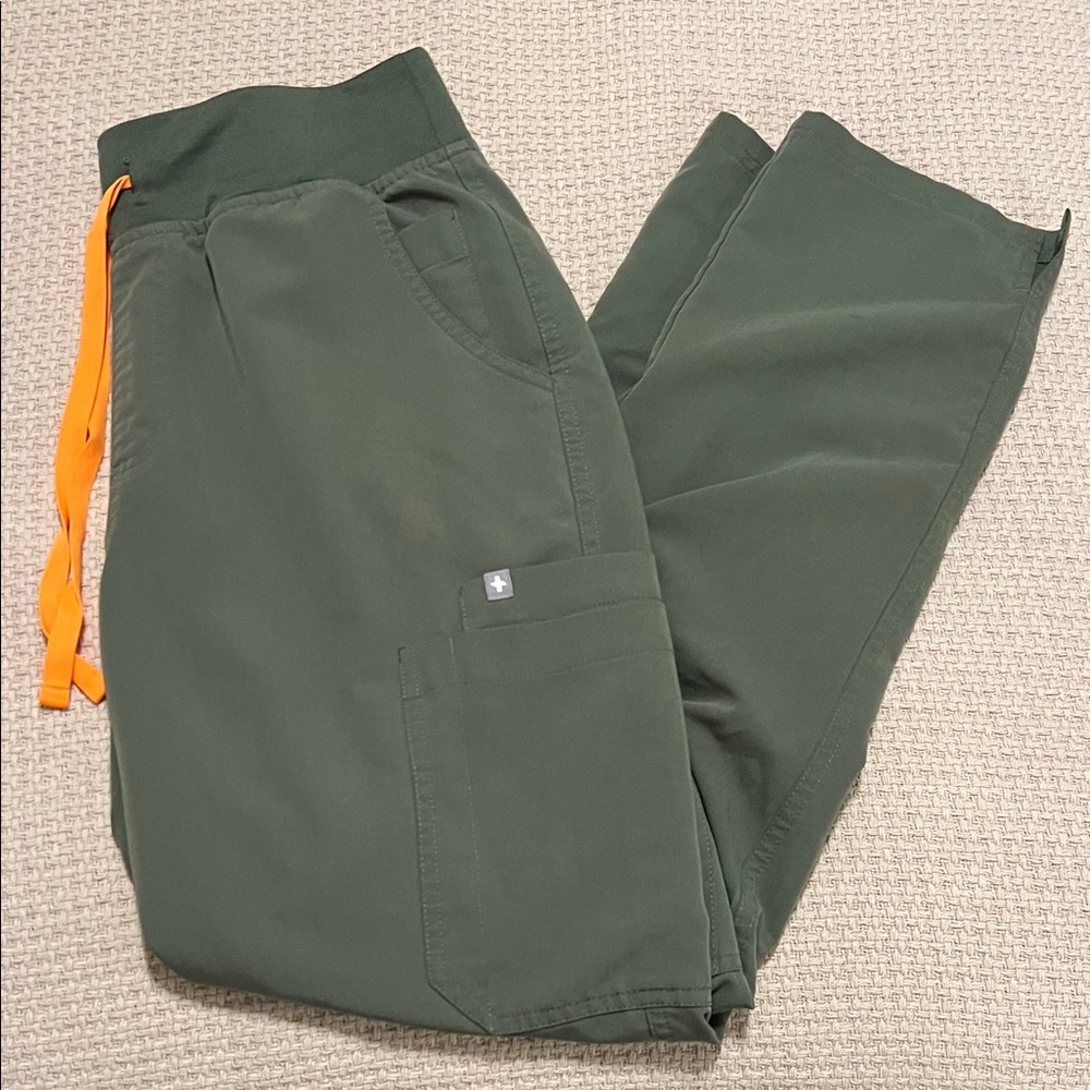 Women’s Olive Green Utility Drawstring Pants